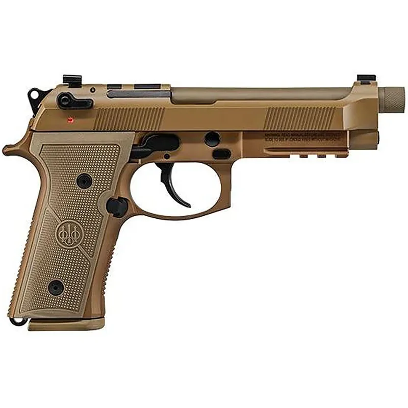 Beretta M9A4 9mm 5.1" Barrel Night Sights Flat Dark Earth 18rd