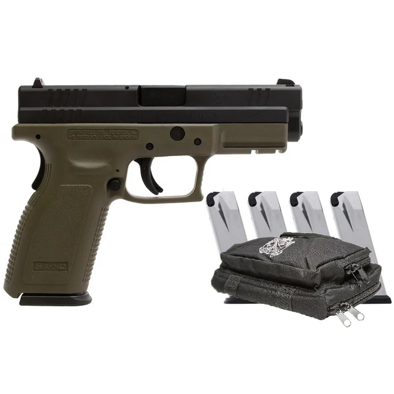 Springfield XD-9 Gear Up Package 9mm 4" OD Green