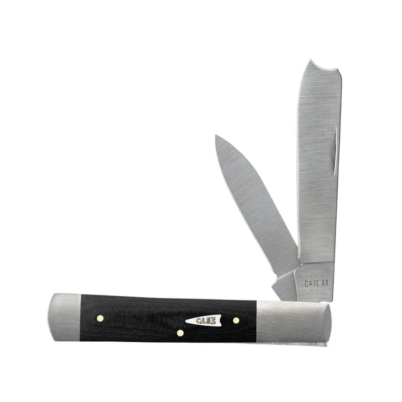 Case Smooth Black Micarta Razor