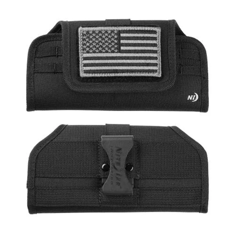 Nite Ize Clip Case Universal Phone Holster XL USA Patch