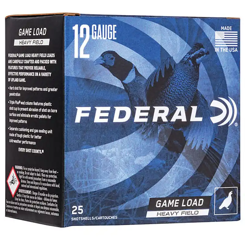 Federal Game-Shok 12 Ga 2.75" 5 Lead 1.25oz 25 Rounds