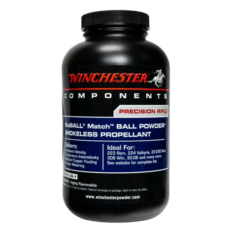 Winchester StaBALL Match Smokeless Powder 8 LB