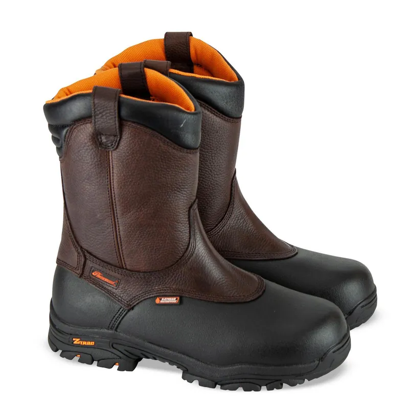 Thorogood Mens Crossover Waterproof 8" CST Wellington Brown Boots 804-4810