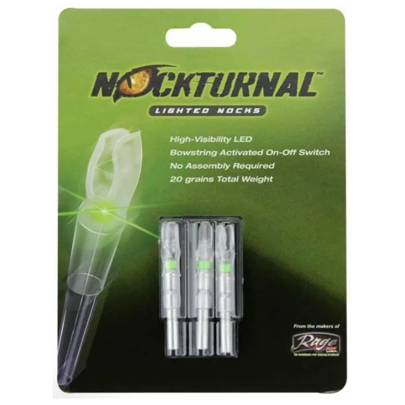 Nockturnal G-Nock Lighted Nocks Green