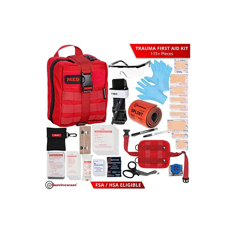 Survival First Aid Trauma Kit Full Size