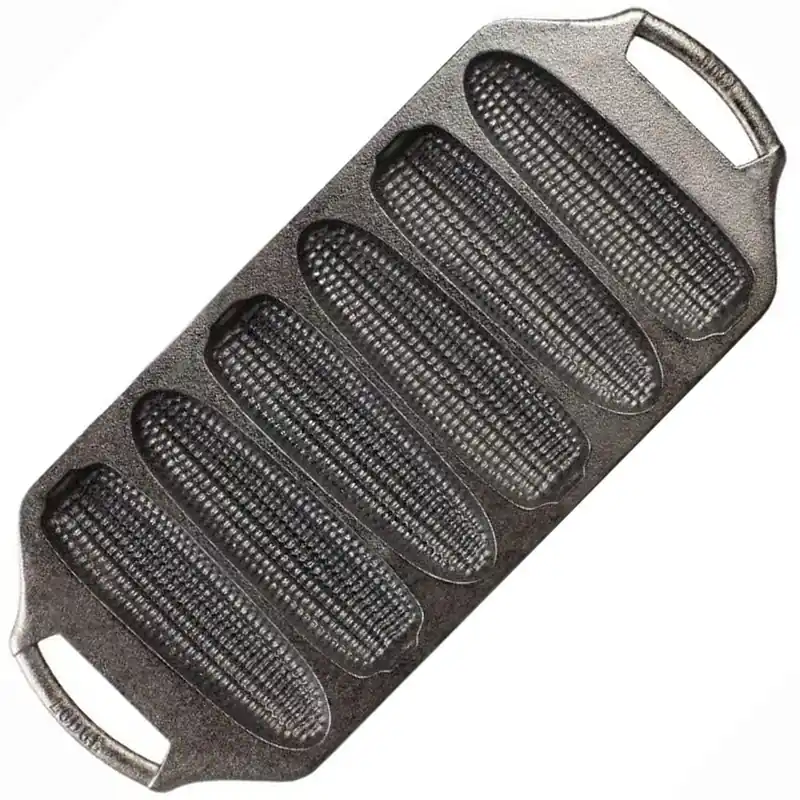 Lodge BW6CRN 6 Stick Seasoned Cast Iron Cornstick Pan, Black