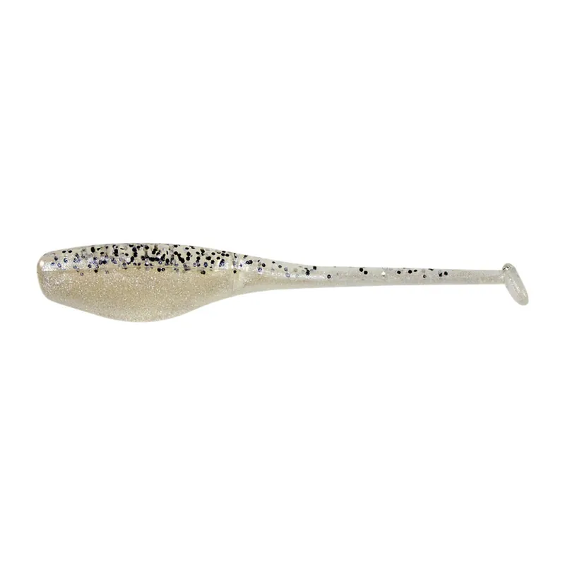 Bobby Garland Baby Shad Swim‘R 2 1/4 inch Soft Paddle Tail Swimbait 15 pack Crystal 2.25"