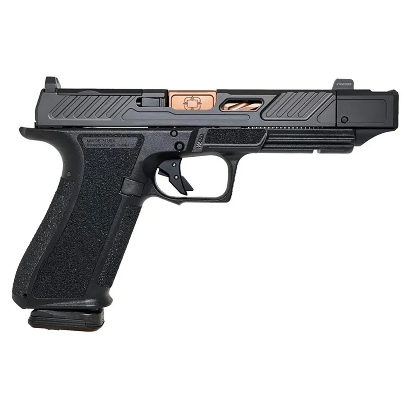 Shadow Systems 9mm 4.5" 17rd Elite Slide Optic Black/Bronze Pistol