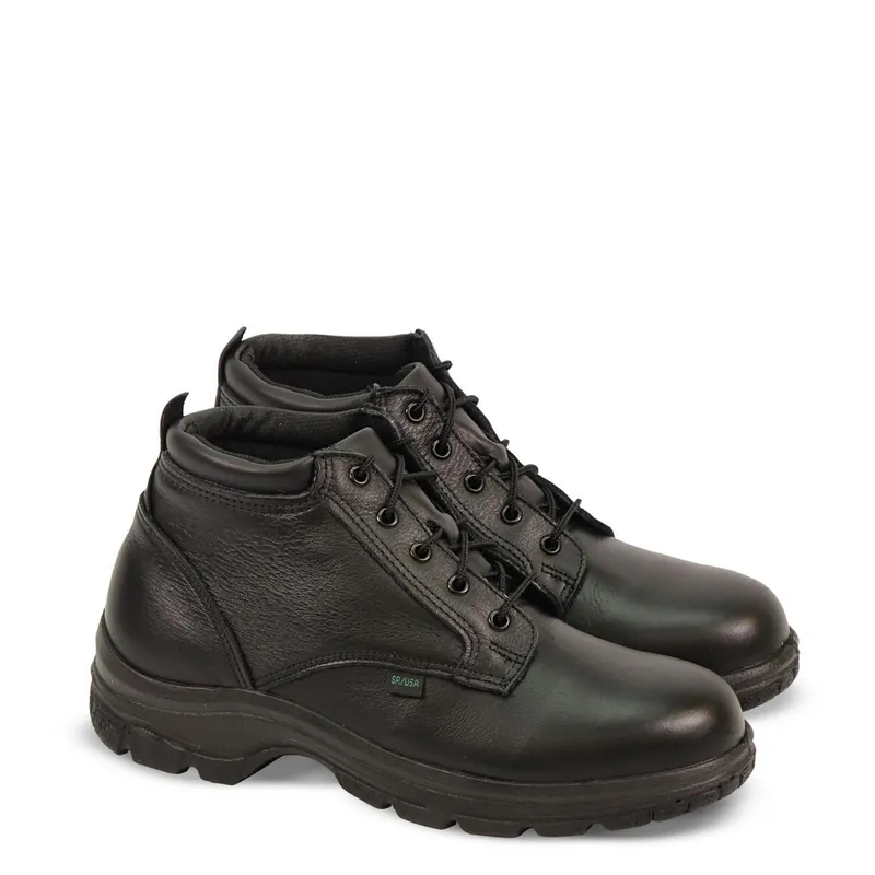 Thorogood Womens Soft Streets Series Plain Toe Chukka Black Boots 534-6906