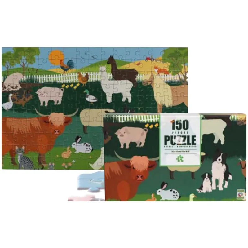 Wildlife Artists Puzzles 11 x 17" Farm Animals 150 Pc