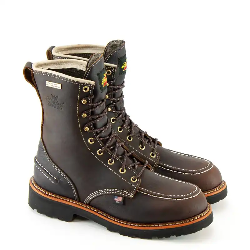 Thorogood Mens 1957 Flyway USA Waterproof 8" Briar Pitstop Boots 814-4141