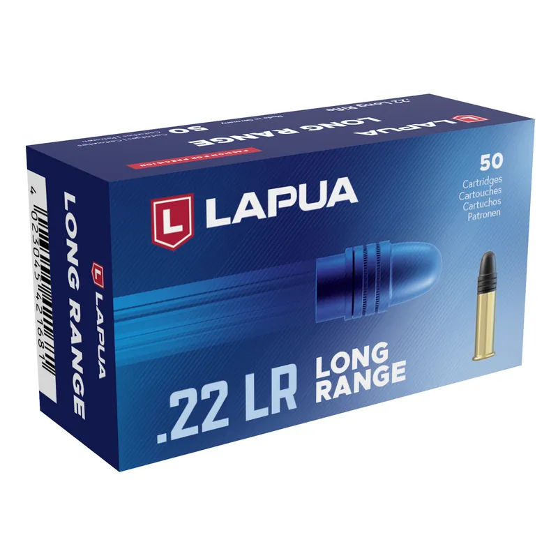 Lapua .22 LR Long Range 1106 FPS 50 Rounds
