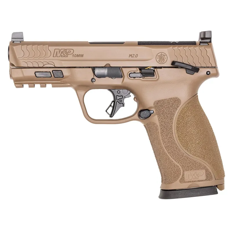 Smith & Wesson M&P 10mm M2.0 Flat Dark Earth 4" Barrel 15-Rounds Optics Ready