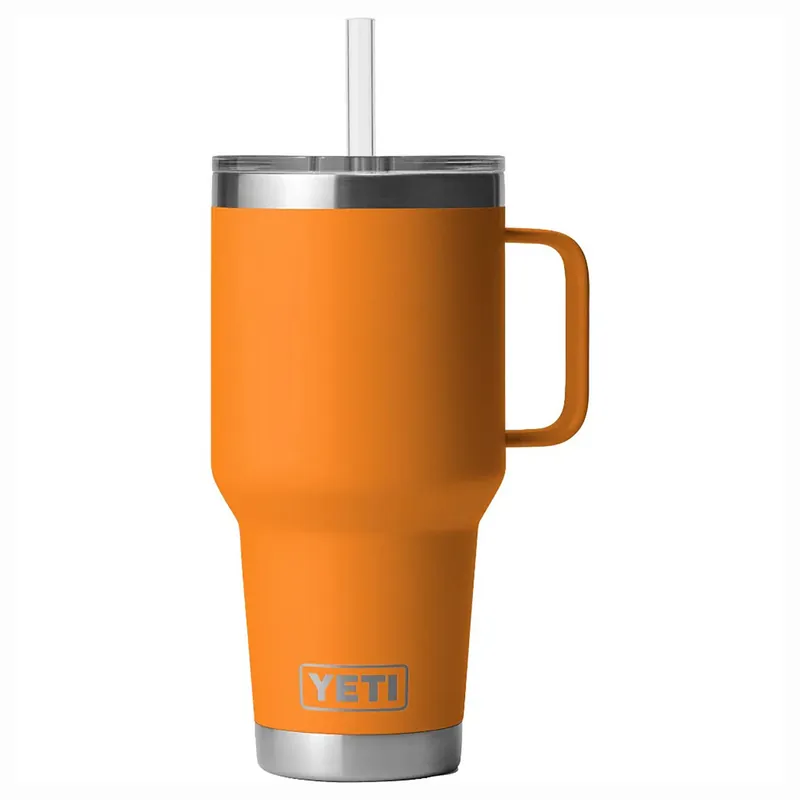 Yeti Rambler 35 Oz Straw Mug King Crab Orange