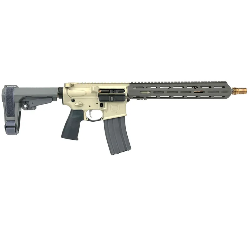 Q Sugar Weasel Pistol (5.56Mm) 13" Barrel With Sba3 (Grey/Tan)