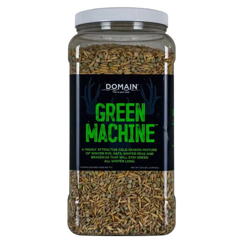 Green Machine Food Plot Seed - 1/4 Acre 5.25 Lb