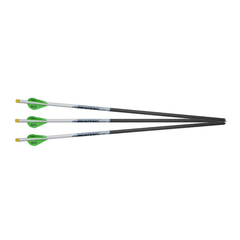 Excalibur Proflight 16.5" Carbon Crossbow Bolt 2" Vanes Lighted Nocks 3PK