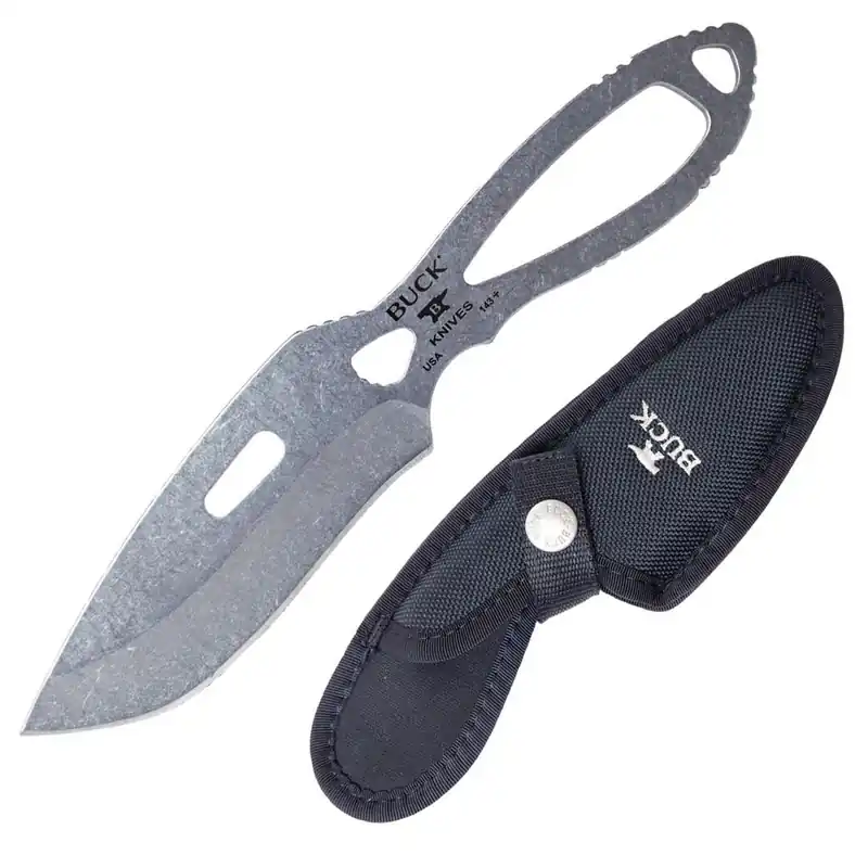 Buck Knives Buck Paklite Skinner Stonewashed Knife with Nylon Sheath