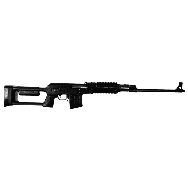 Zastava Arms Usa SR91762OR M91 7.62x54mmR 10+1 24" Black Nitride Threaded Barrel, Black Anodized Steel Receiver w/Picatinny Rail, Black Synthetic Adjustable Stock