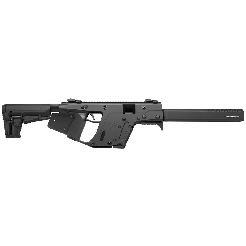 Kriss USA KV10CBL22 Vector CRB Gen2 *CA Compliant 10+1 Black Steel Barrel, Black Picatinny Rail Receiver, Fixed Black Synthetic Stock, Black California Paddle Grip, Glock Magazine Compatible