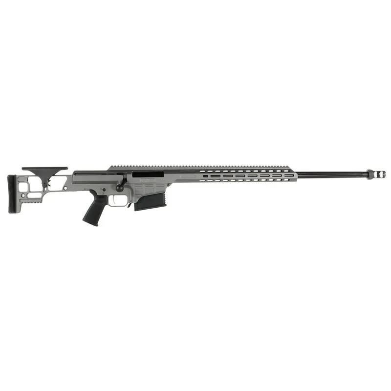 Barrett 18504 MRAD 338 Lapua Mag 26" 10+1 Tungsten Gray Cerakote Tungsten Gray Fixed Adjustable Comb Stock Black Polymer Grip Right Hand