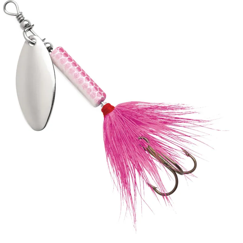 Blue Fox Whip Tail Deep Runner Spinner 1/16 oz. Pink White