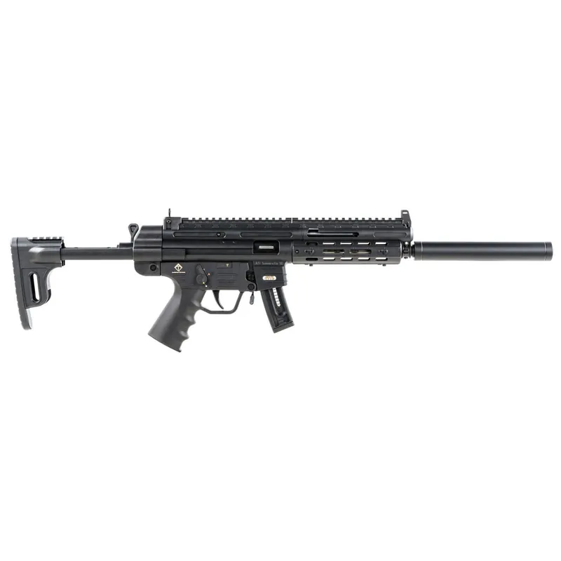 GSG GERGGSG1610ML GSG-16 Full Size 22 LR 10+1 16.25" Black Black Polymer Receiver Black Collapsible w/Storage Compartment Stock Right Hand