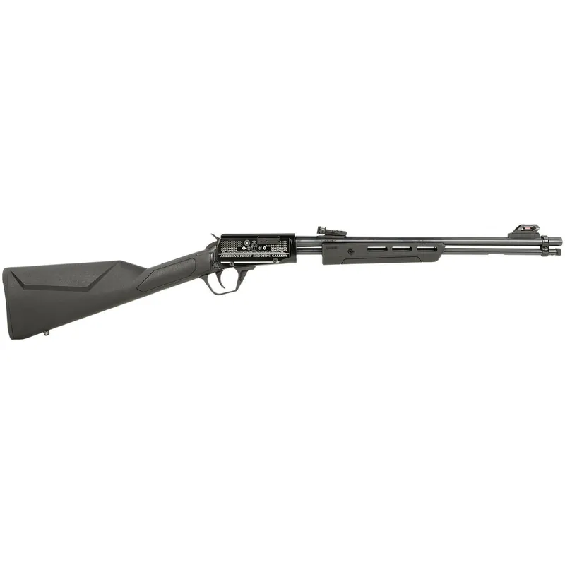 Rossi RP22181SYEN07 Gallery Full Size 22LR 15+1, 18" Polished Black Steel Barrel, Polished Black w/Engraving Steel Receiver, Black Fixed Stock, Right Hand