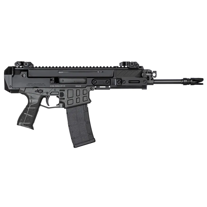 CZ-USA 91461 Bren 2 MS 7.62x39mm 30+1 11.14" Black Steel Barrel, Black Aluminum Receiver w/Picatinny Rail, Carbon Fiber/Polymer Frame, Black Stippled Grip, Right Hand
