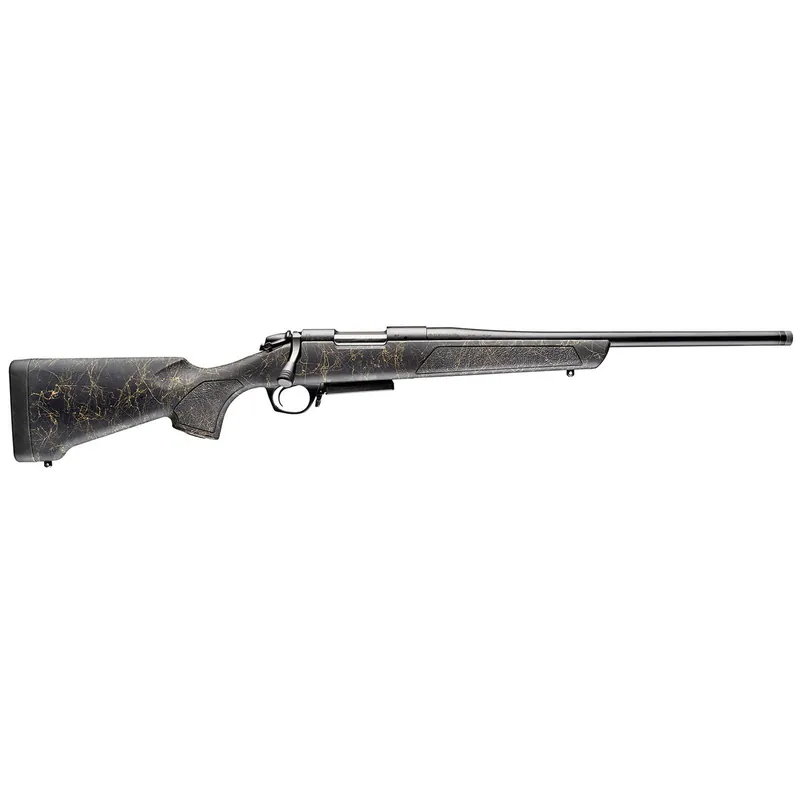 Bergara Rifles B14S903 B-14 Stoke 243 Win 4+1, 20" Graphite Black Cerakote 4.5 Contour Threaded Barrel, Graphite Black Cerakote Steel Receiver, Black Webbed Tan Fixed w/SoftTouch Synthetic Stock