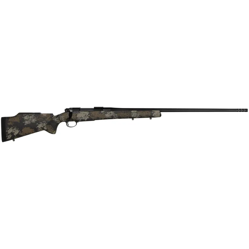 Nosler 41848 M48 Long-Range 6.5 Creedmoor 4+1 26" Barrel, Graphite Black Cerakote Metal Finish, Black with Green/Tan Sponge Pattern Manners MCS-T Elite Tac Stock
