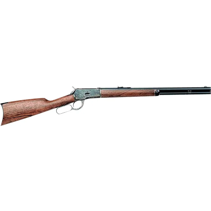 Cimarron AS611 1892 Cogburn Carbine 45 Colt (LC) 10+1 20" Blued Octagon Barrel, Color Case Hardened Receiver, Walnut Furniture