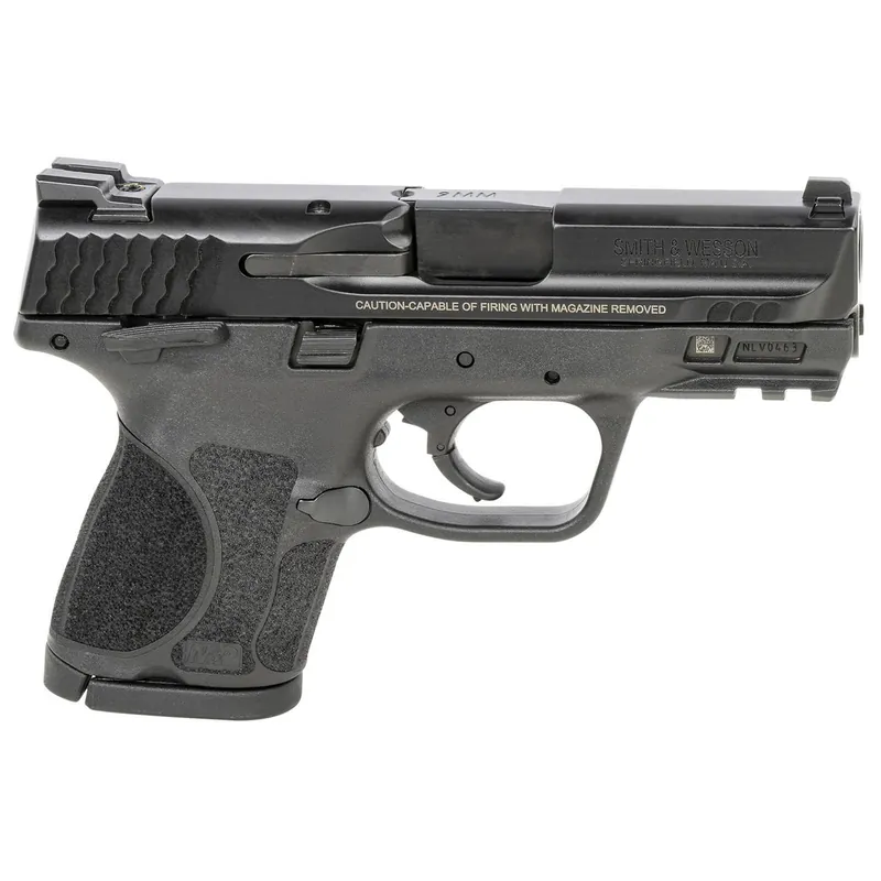 Smith & Wesson 13600 M&P M2.0 w/Range Bag Sub-Compact Frame 9mm Luger 12+1, 3.60" Black Armornite Stainless Steel Barrel & Serrated Slide, Black Polymer Frame w/Picatinny Rail, Thumb Safety