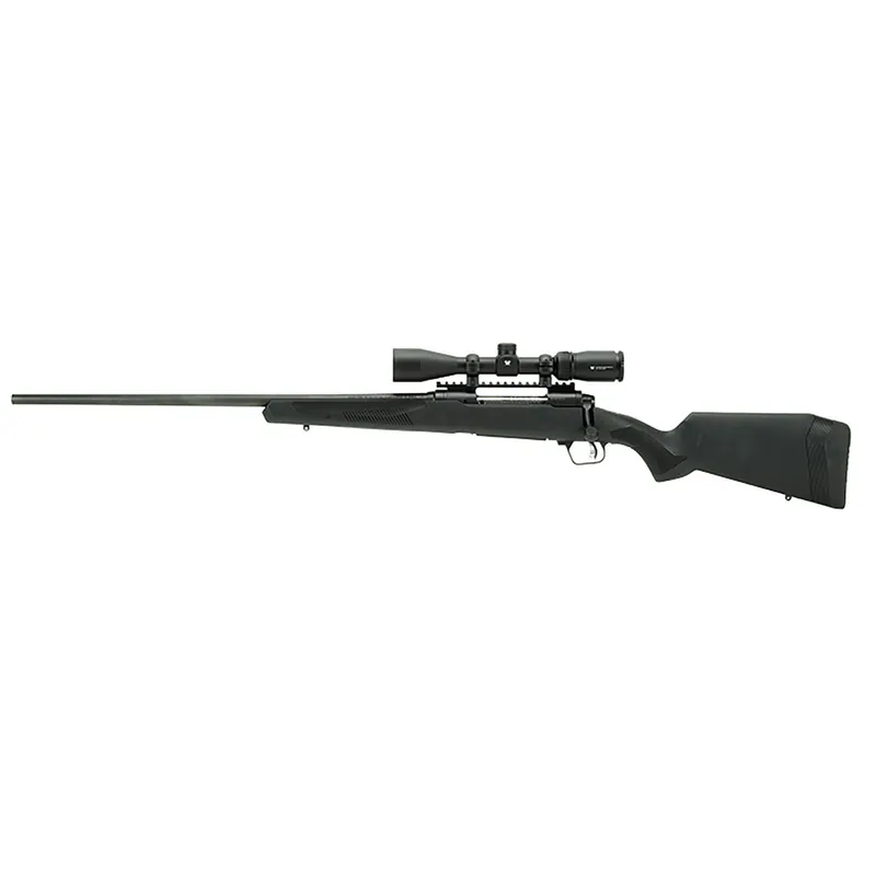 Savage Arms 58131 110 Apex Hunter XP 400 Legend 4+1 18" Carbon Steel, Black, Synthetic AccuFit Stock, Vortex Crossfire II 3-9x40mm Scope Left Hand