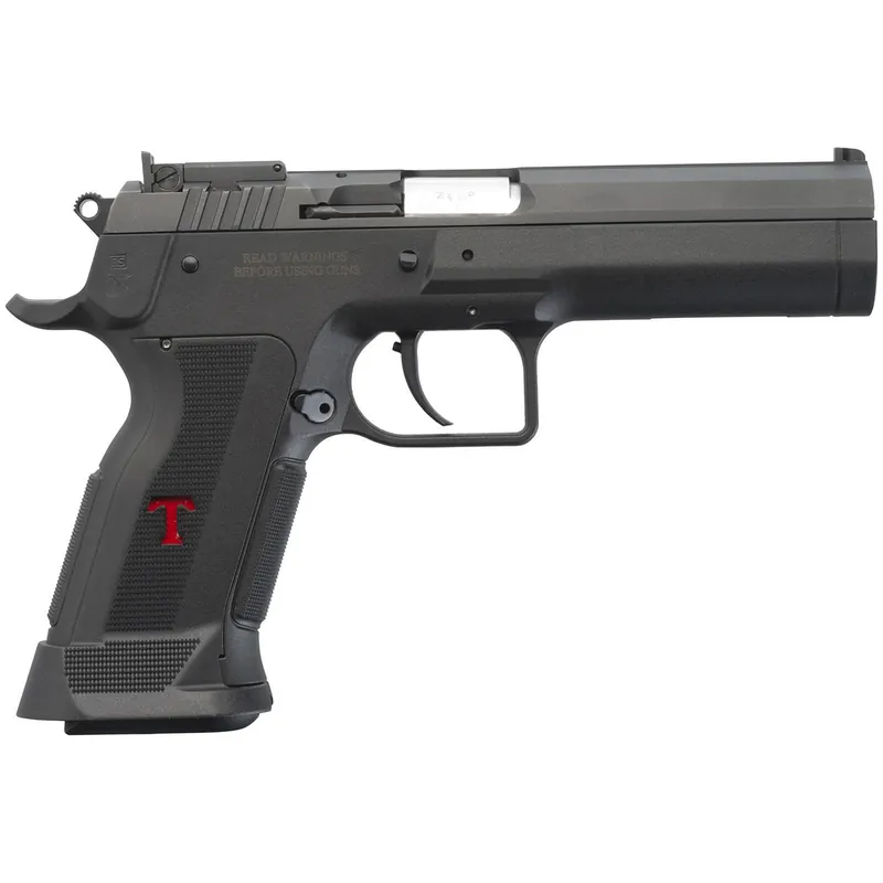 Tanfoglio IFG TFLIMPROP10 Limited Custom P 10mm Auto 14+1 4.76" Black Polygonal Rifled Barrel, Black Steel Slide, Black Polymer Frame, Black Polymer Grips, Ambidextrous
