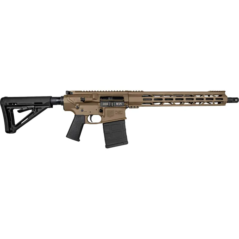 Diamondback DB1018C061 DB10 308 Win 16" 20+1 Flat Dark Earth Magpul MOE Carbine Stock Black Magpul MOE-K Grip 15" M-Lok