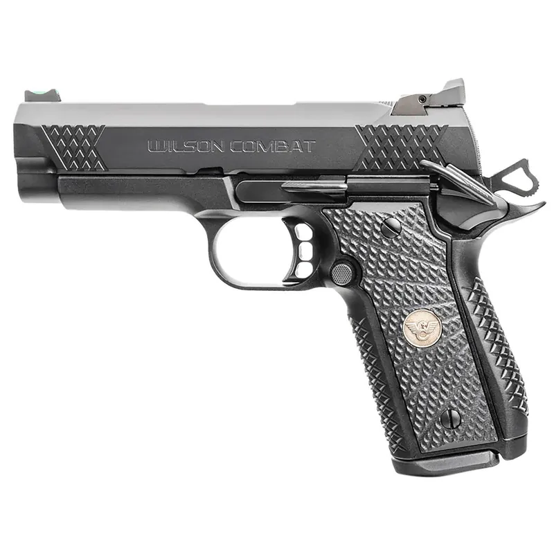 Wilson Combat 2EDCXCP9A EDC X9 2.0 9mm Luger 15+1 4" Stainless Fluted Barrel, Armor-Tuff Stainless Steel Tri-Top Cut Slide, Combat-Tuff Aluminum Frame w/Beavertail, Black Polymer Grip