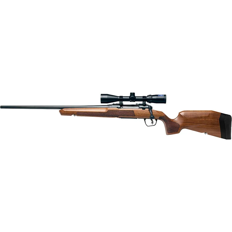 Savage Arms 32271 Axis 2 XP Combo 6.5 Creedmoor 4+1 22" Matte Black Sporter Barrel & Drilled & Tapped Carbon Steel Receiver, Ergonomic Hardwood Stock, Left Hand, Weaver 3-9x40mm Scope