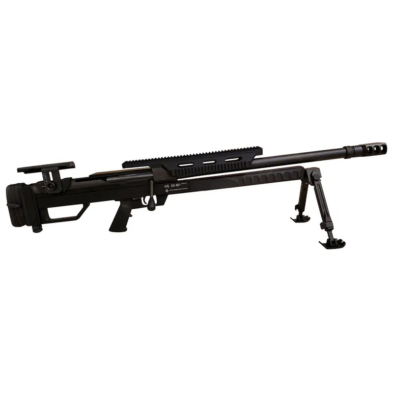 Steyr Arms 610501 HS .50-M1 Take Down Design, 50 BMG 5+1 24" Fluted/Threaded, Black, Fully Adj. Chassis, Muzzle Brake, Adj. Integrated Bipod & Monopod, Optics Mount