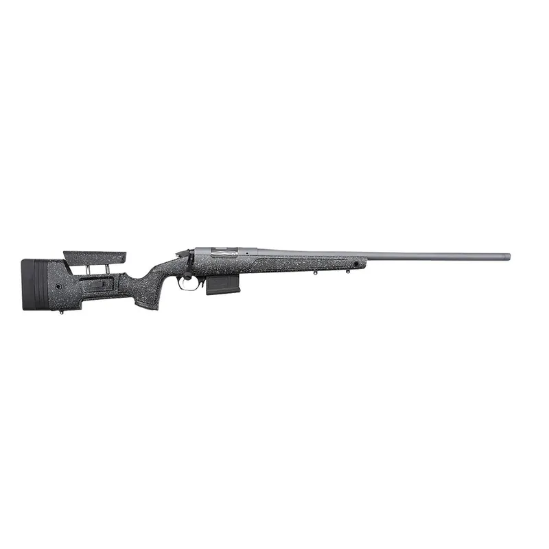 Bergara Rifles BPR20300PRCM Premier HMR Pro 300 PRC 5+1 26" Threaded Barrel, Tactical Gray Cerakote, Black with Gray Fleck Stock