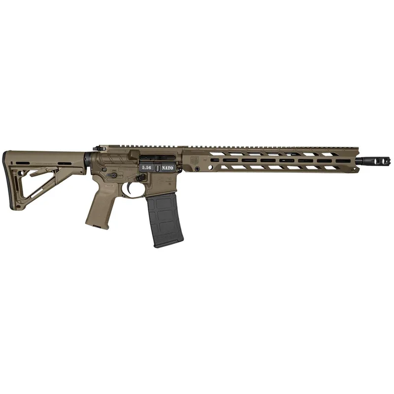 Diamondback DB1784K101 DB15 5.56x45mm NATO 30+1 16", OD Green, 15" M-Lok Anti-Rotation Handguard, Magpul CTR Stock & K2 Grip, Obsidian Muzzle Brake, Ambi Safety