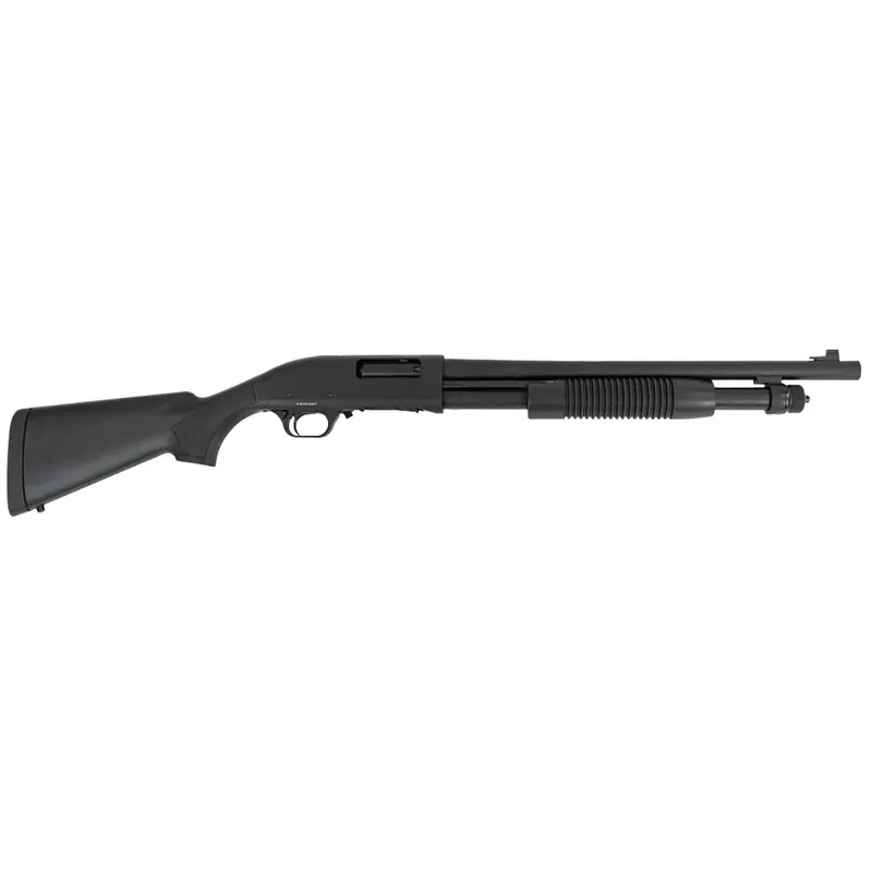 Tokarev USA 21000412 TX3 Hammer Full Size 12 Gauge Pump 3" 5+1 18.50" Black Chromate Cylinder Bore Barrel, Black Anodized Drilled & Tapped Receiver, Fixed Black Synthetic Stock