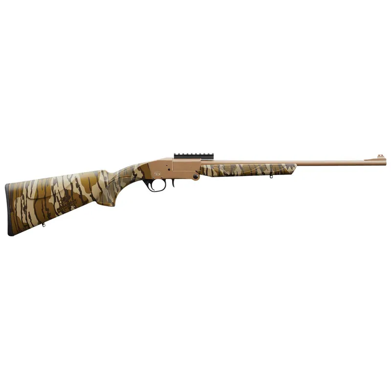 Charles Daly 930270 101 Turkey 410 Gauge Break Open 3" 1rd 20" Flat Dark Earth Cerakote Steel Barrel & Receiver, Fixed Mossy Oak Bottomland Synthetic Stock