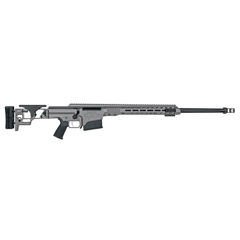 Barrett 18492 MRAD 308 Win 22" 10+1 Gray Rec/Handgaurd Gray Folding w/Adjustable LOP Stock Black Polymer Grip Right Hand