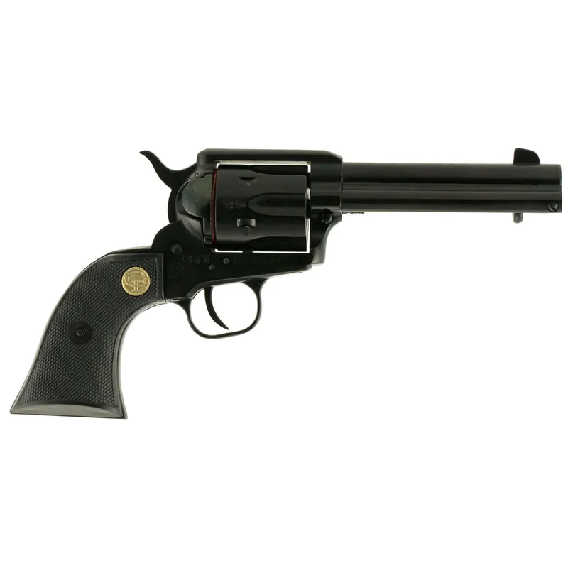 Chiappa Firearms CF340250D SAA 1873 Medium Frame 22 LR/22 WMR 6 Shot, 4.75" Blued Steel Barrel, Cylinder & Frame, Black Plastic Grip, Exposed Hammer