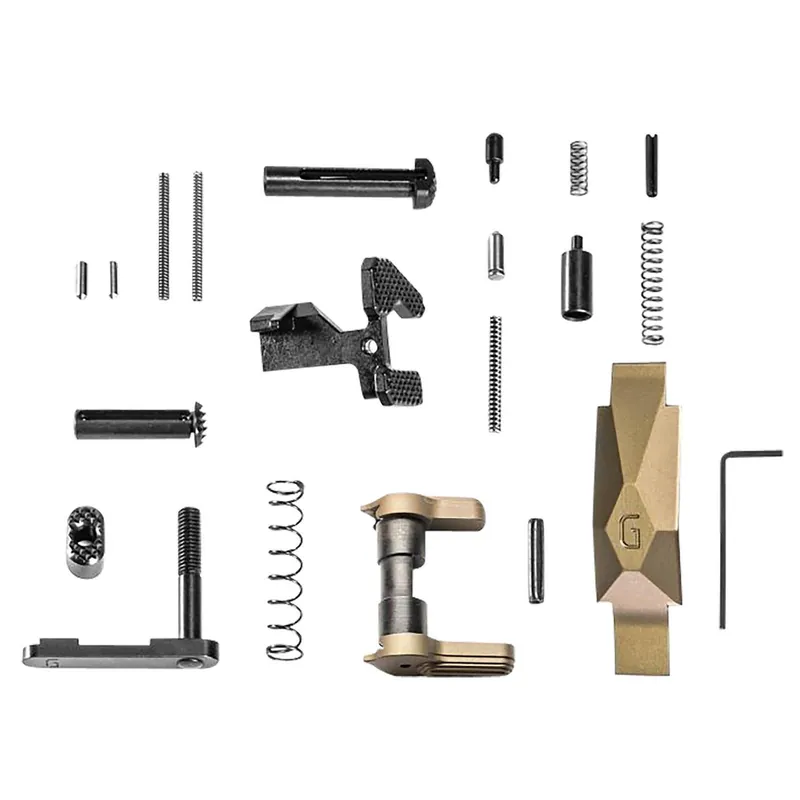 Geissele Automatics Ultra Duty Lower Parts Kit DDC, Ambi Safety, Oversized Bolt Release/Catch for AR-15