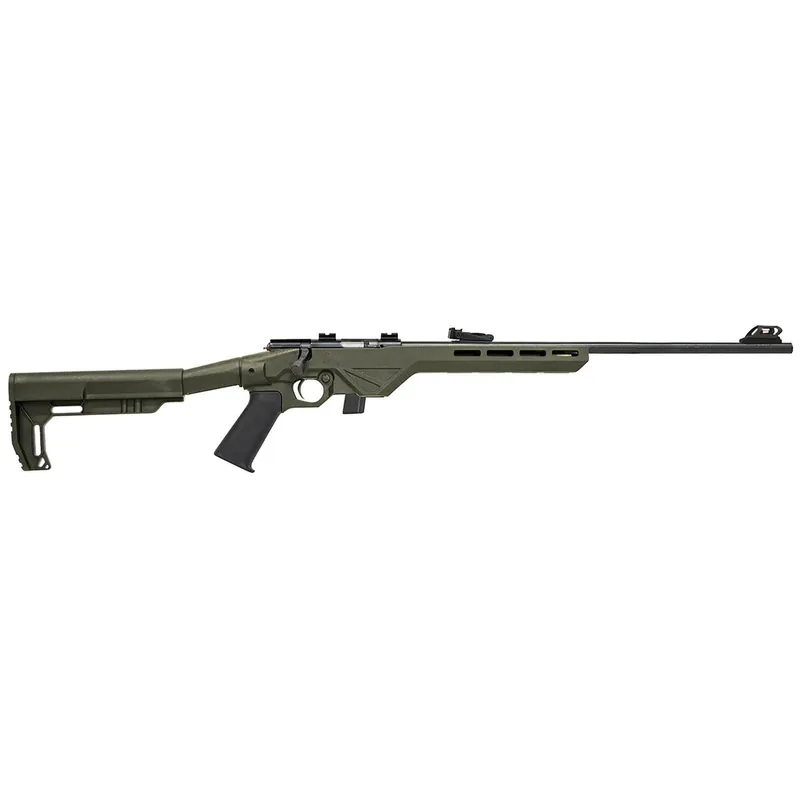 Citadel CIT22LRBLTODG Trakr 22 LR 10+1 18" Blued Steel Barrel & Receiver, OD Green Synthetic Stock