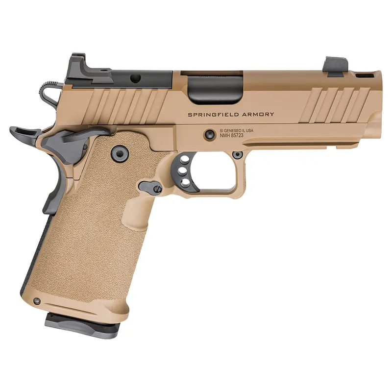 Springfield Armory 1911 DS Prodigy AOS Coyote Brown 9mm 4.25" Barrel 20 Round