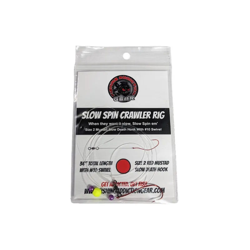 Slow-Spin Crawler Rig Chartreuse 1pk Chartreuse