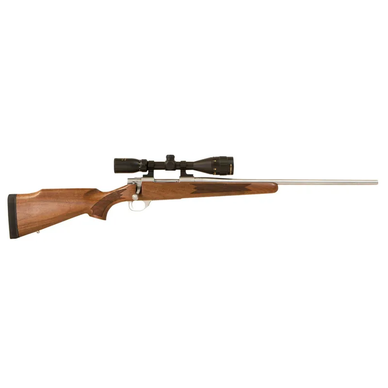 Howa HWH308TS M1500 Standard Hunter 308 Win 5+1 22" Stainless Steel Threaded Barrel, Stainless Steel Receiver, Fixed Walnut Stock, *Scope Not Included*
